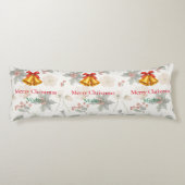 Personalized Merry Christmas Long Body Pillow Lichaamskussen (Achterkant)