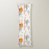 Personalized Merry Christmas Long Body Pillow Lichaamskussen (Achterkant (Verticaal))