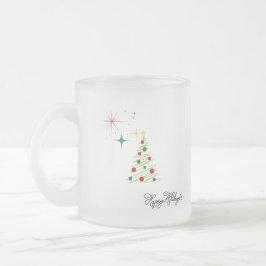 Personalized Merry Christmas Mug Matglas Koffiemok