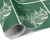 Personalized Merry Christmas Table Minimal Design Cadeaupapier (Rol Hoek)