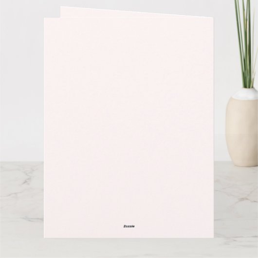 Personalized Merry Christmas Table Minimal Design Kaart (Achterkant)