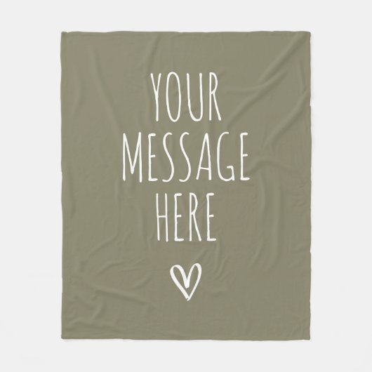 Personalized Message Cozy Blanket for Mom and Dad Fleece Deken (Voorkant)