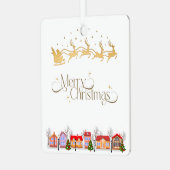 Personalized Metal Square Ornament (Voorkant links)