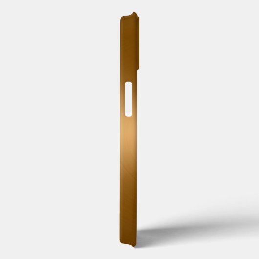 Personalized Metallic Radial Gold Texture Case-Mate iPhone Case (Achterkant / Rechts)