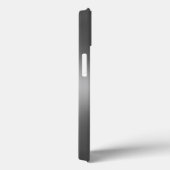 Personalized Metallic Radial Silver Texture Case-Mate iPhone Case (Achterkant / Rechts)