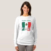 Personalized Mexico Flag T-shirt (Voorkant volledig)