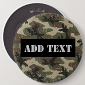 Personalized Military  Ronde Button 6,0 Cm (Voorkant /achterkant)