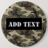 Personalized Military  Ronde Button 6,0 Cm (Voorkant)