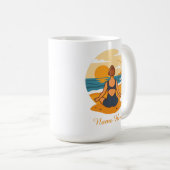 Personalized Mindfulness Yoga Koffiemok (Voorkant rechts)