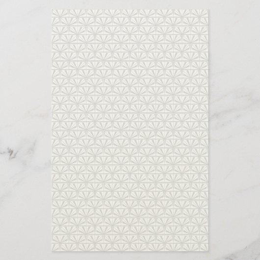 Personalized Minimal Elegant Geometric Art Deco Briefpapier (Achterkant)