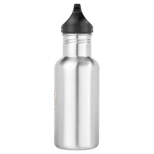 Personalized Minimal Line Art Water Bottle Waterfles (Rechts)