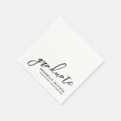 Personalized Minimalist Graduation Servet (Hoek)