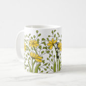 Personalized Miss Bren Floral Koffiemok (Voorkant links)