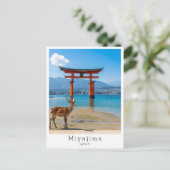 Personalized Miyajima, Japan Briefkaart (Staand voorkant)