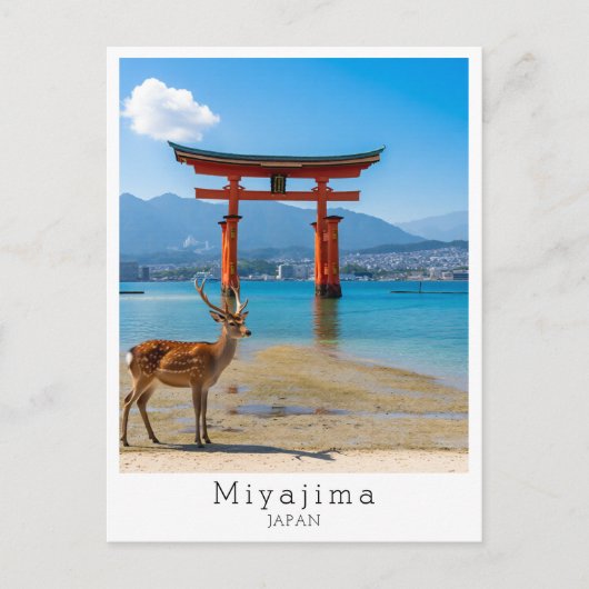 Personalized Miyajima, Japan Briefkaart (Voorkant)