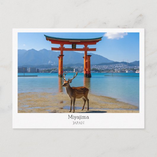 Personalized, Miyajima, Japan Briefkaart (Voorkant)