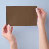 Personalized Mocha Mousse Flyer for Any Occasion (Hand)