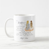 Personalized Modern Bff Friendship Gift Koffiemok (Links)