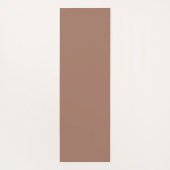 Personalized Modern Brown Simple Checkered Pattern Yogamat (Achterkant)