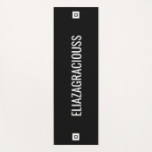 Personalized Modern Elegant Cute Bold Name Gift Yogamat (Voorkant)