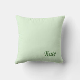 Personalized Modern Elegant Typography Name Kussen
