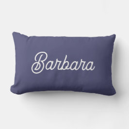 Personalized Modern Elegant Typography Name  Kussen