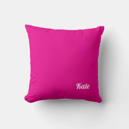 Personalized Modern Elegant Typography Name  Kussen