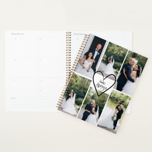 Personalized Modern Elegant Wedding Photo  Planner (Display)