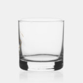 Personalized Modern Gold 10th Wedding Anniversary Whisky Glas (Links)