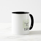 Personalized Modern Pet Mug With Minimal Typograph Mok (Voorkant rechts)