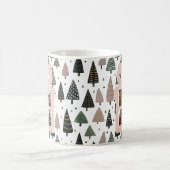 Personalized Modern Pink Christmas Gift Box Photo Koffiemok (Center)