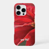 Personalized Modern Poinsettia Phone Case iPhone Hoesje (Achterkant)
