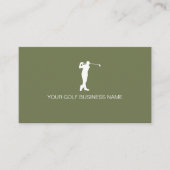 Personalized Modern Professional Golf Visitekaartje (Voorkant)
