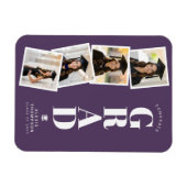 Personalized Modern School College Graduation  Magneet (Horizontaal)