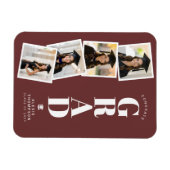 Personalized Modern School College Graduation  Magneet (Horizontaal)