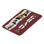 Personalized Modern School College Graduation  Magneet (Linkerzijde)