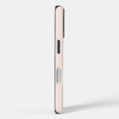 Personalized Modern Script Baby Pink Blush Case-Mate iPhone Case (Achterkant / Rechts)