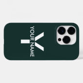 Personalized Modern Stylish Trendy  Case-Mate iPh iPhone Case (Achterkant (horizontaal))