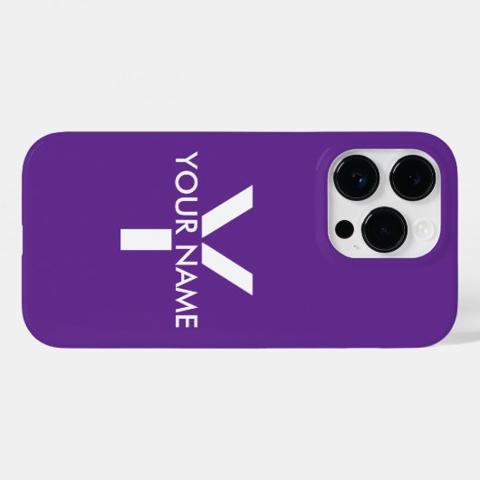 Personalized Modern Stylish Trendy  Case-Mate iPh iPhone Case (Achterkant (horizontaal))