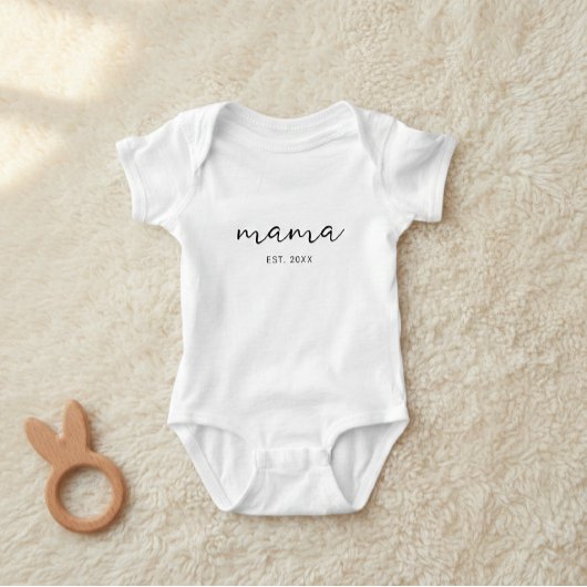 Personalized Mom and Est. Date Sweatshirt, Custom  Romper