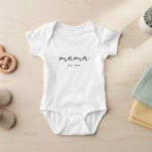 Personalized Mom and Est. Date Sweatshirt, Custom  Romper