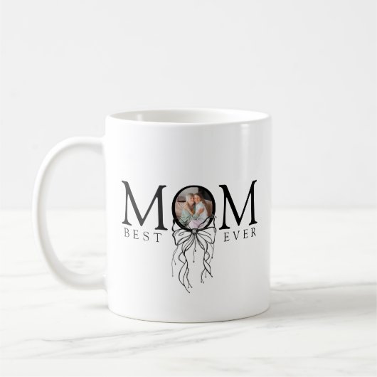 Personalized Mom Best Ever Photo Koffiemok (Links)