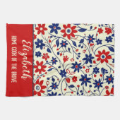 Personalized Mom Cook Kitchen Set Theedoek (Horizontaal)