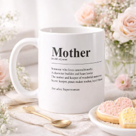 Personalized Mom Definition Photo Mug Koffiemok