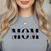 Personalized MOM Kids’ Names, Modern Chic Mom Gift Trui