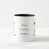 Personalized "Mom Mode" Funny Yoga Giraffe Coffee Mok (Midden)