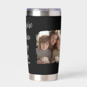 Personalized Mom Name Est. Chocolate Lover Photos Geïsoleerde Drinkbeker (Achterkant)