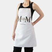 Personalized Mom Name Est Year Apron Gift Schort (Insitu)