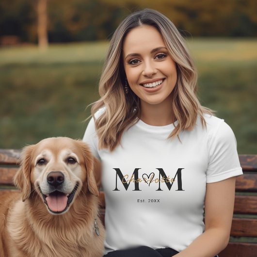 Personalized Mom Name Est Year T-Shirt Gift