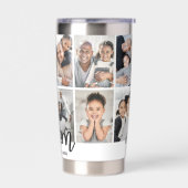 Personalized Mom Photo Collage Mother Geïsoleerde Drinkbeker (Links)